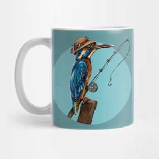 kingfisher angler Mug